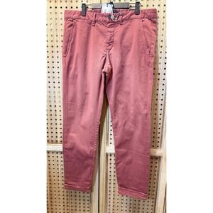 Jeckerson Nikos‎ Chino Slim Pants Women's Brick Red Casual Trousers